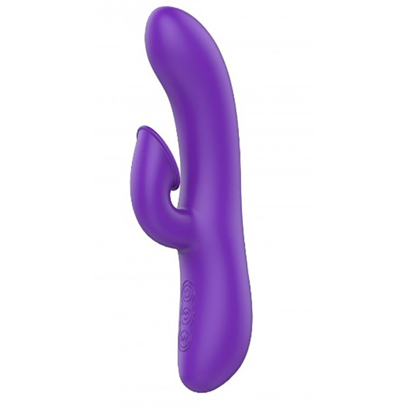VIBRATORE RABBIT IN SILICONE SEX TOY CON ASPIRAZIONE EUPHORIA