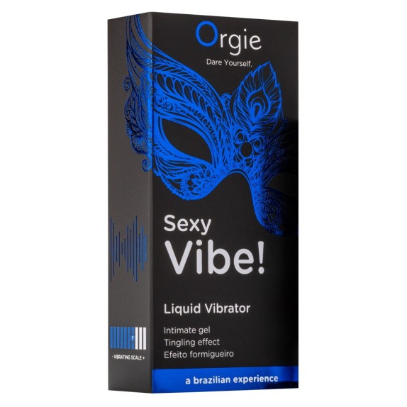 GEL ECCITANTE AD EFFETTO VIBRANTE UNISEX LIQUID VIBRATOR ORGIE
