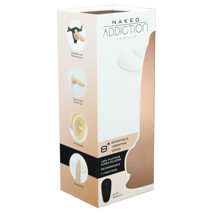 VIBRATORE REALISTICO ROTANTE SEX TOY CM. 20