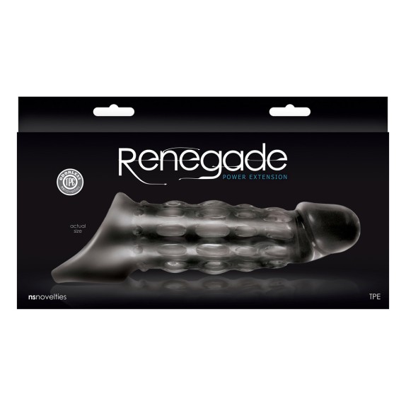 PROLUNGA MORBIDA PER IL PENE SEX TOY CON RILIEVI RENEGADE