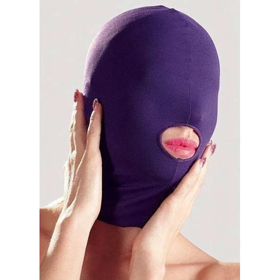 CAPPUCCIO ELASTICIZZATO SEX TOY CON APERTURA SULLA BOCCA