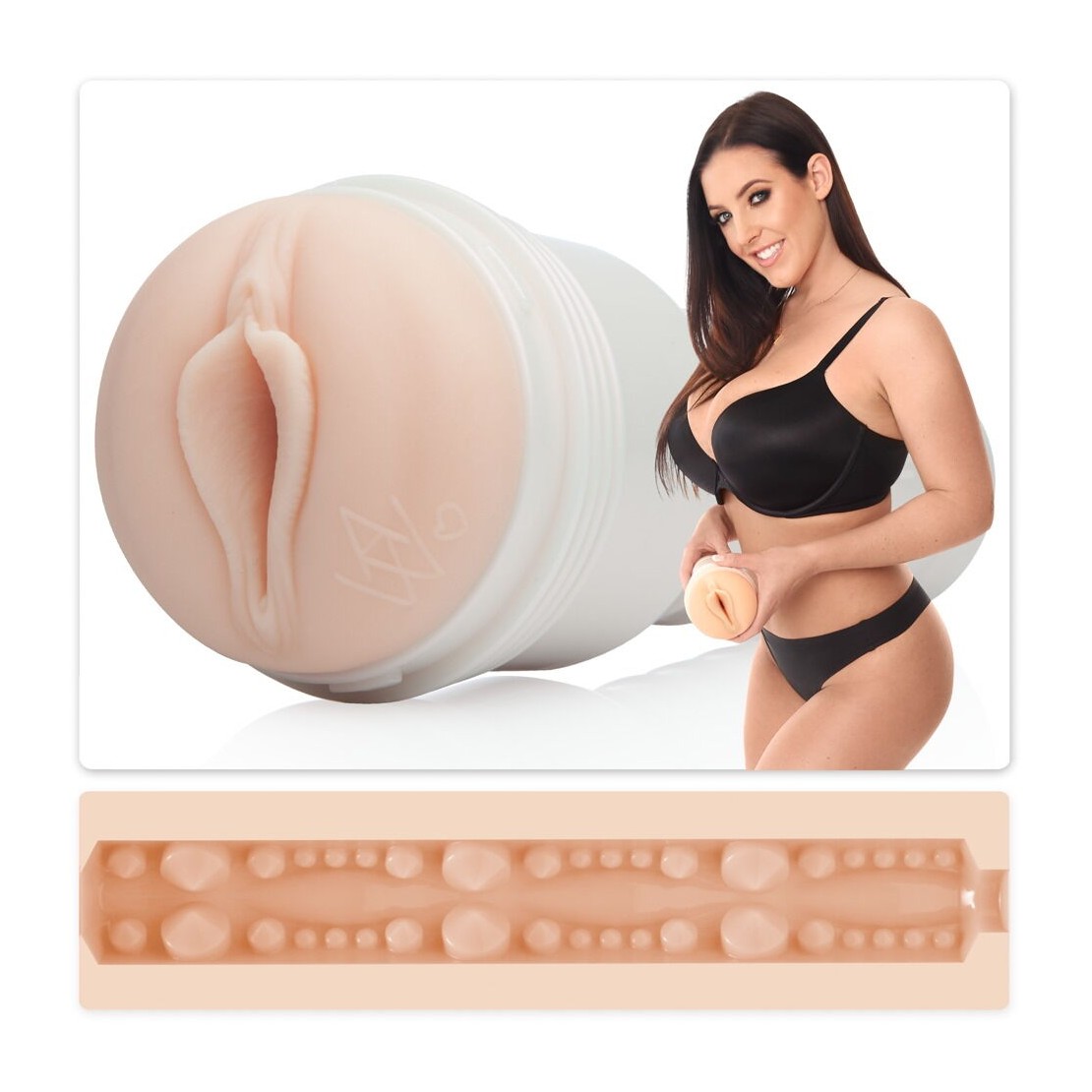 MASTUBATORE VAGINA SEX TOY FLESHLIGHT ANGELA WHITE
