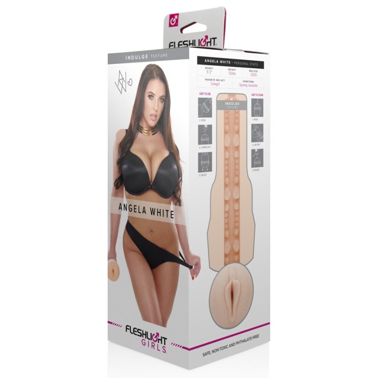 ANGELA WHITE MASTUBATORE VAGINA SEX TOY FLESHLIGHT 2
