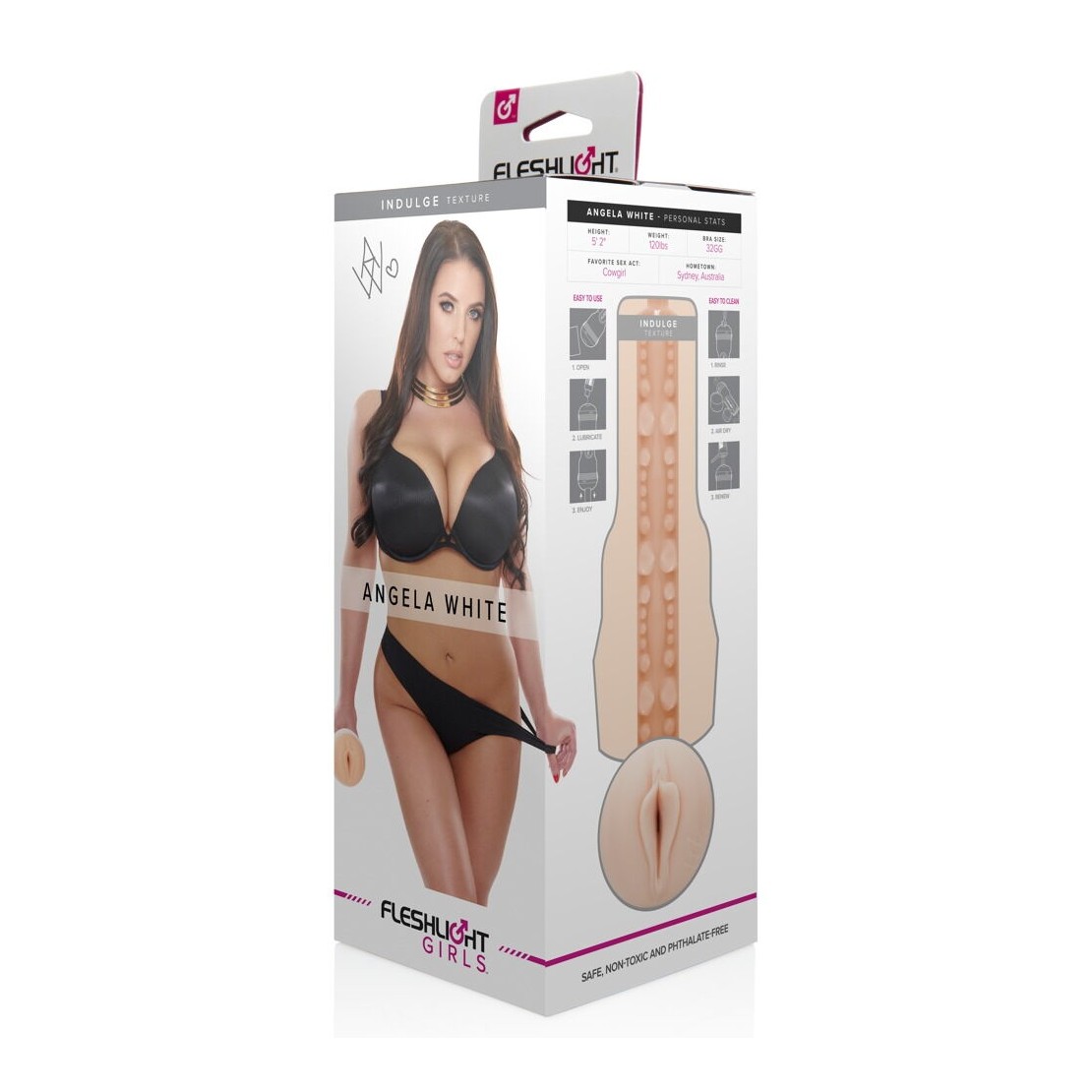 ANGELA WHITE MASTUBATORE VAGINA SEX TOY FLESHLIGHT