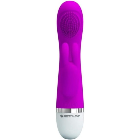 VIBRATORE RABBIT CON RICERCA PUNTO G IN SILICONE SEX TOY CHRIST