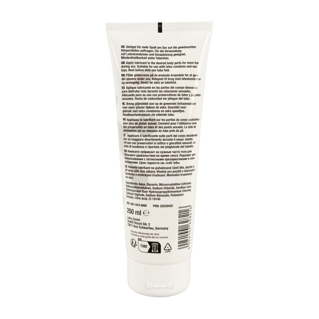 SPERMA ARTIFICIALE IN GEL LUBRIFICANTE DA 250 ML