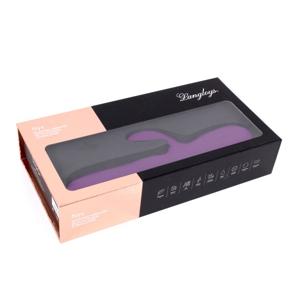 VIBRATORE RABBIT ROTANTE SEX TOY NYX
