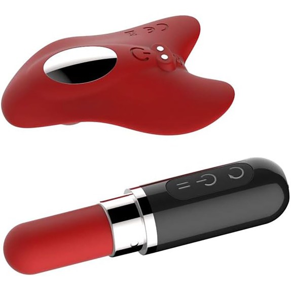 APHRODITE RED REVOLUTION STIMOLATORE CLITORIDEO INDOSSABILE CON TELECOMANDO BULLET