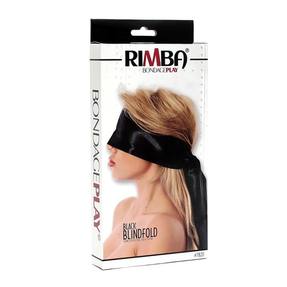 BENDA PER OCCHI NERA ANNODABILE BLINDDOEK