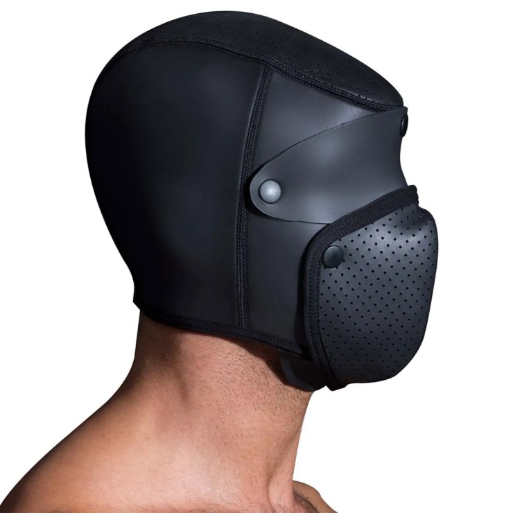 MASCHERA UNISEX IN GOMMA SEX TOY PER GIOCHI SADOMASO