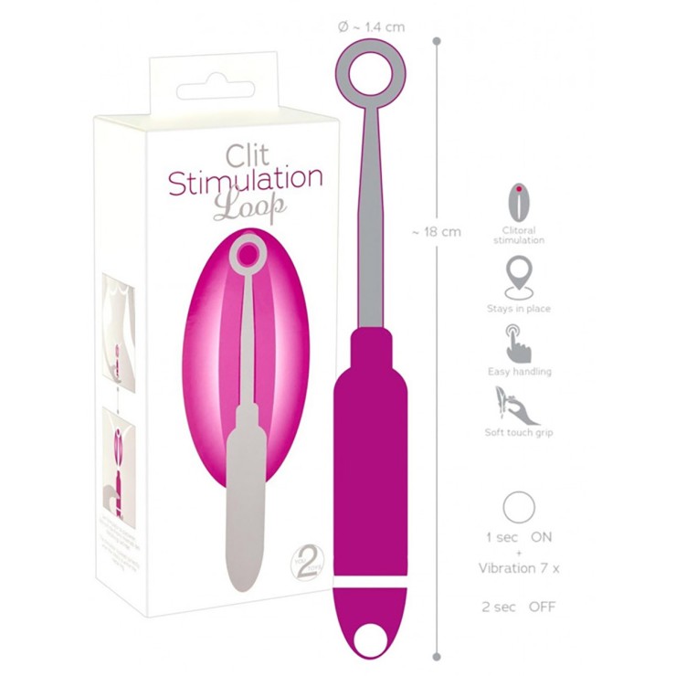 STIMOLATORE CLITORIDEO IN METALLO SEX TOY LOAP