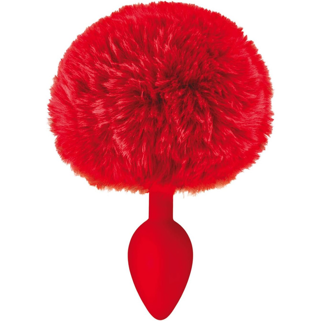 PLUG ANALE SEX TOYS IN SILICONE CON PON PON ROSSO