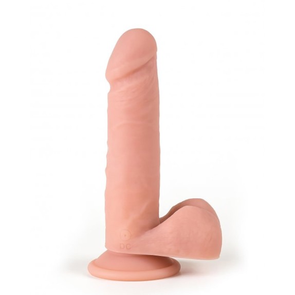 VIBRATORE VAGINALE REALISTICO CON TESTICOLI SEX TOY VIRGITE