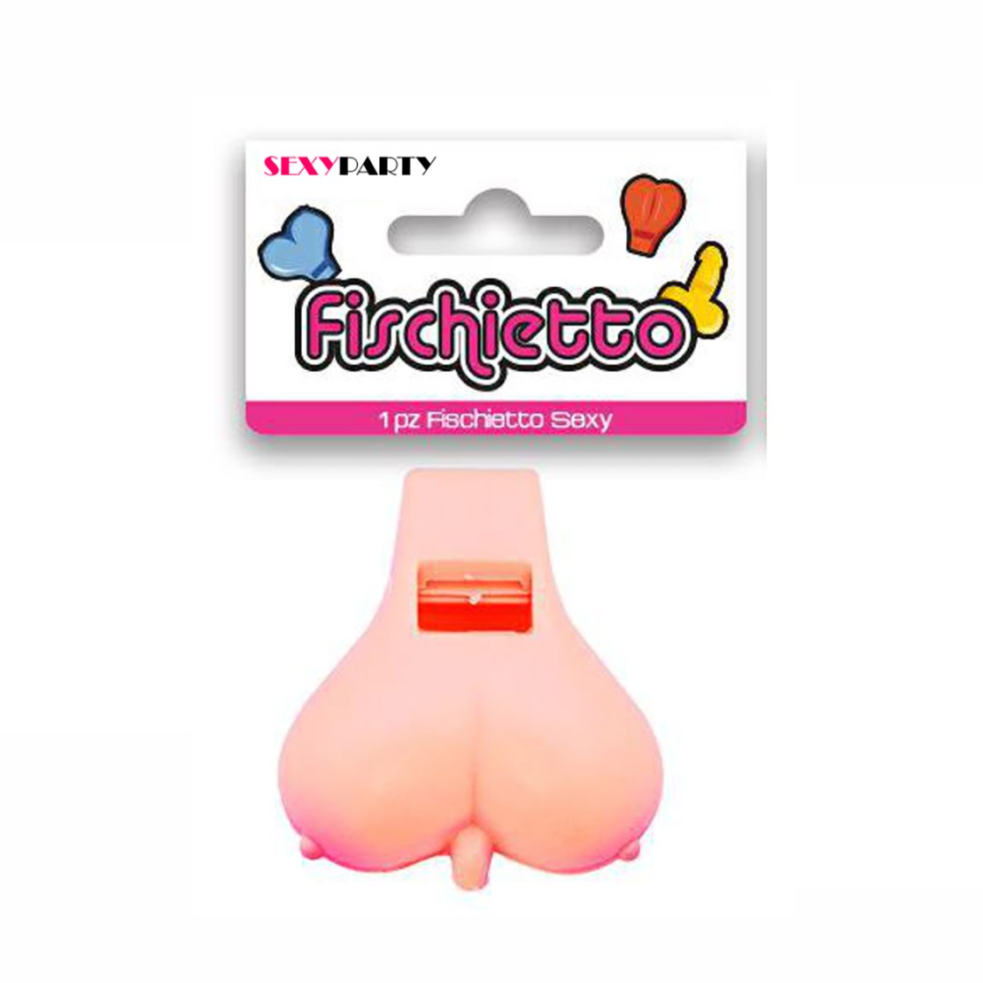 FISCHIETTO SEXY A FORMA DI SENO GADGET SCHERZOSO