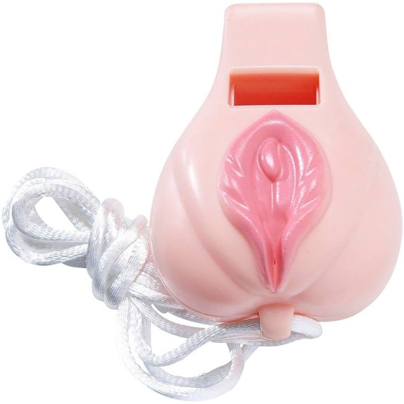 FISCHIETTO SEXY A FORMA DI VAGINA GADGET SCHERZOSO