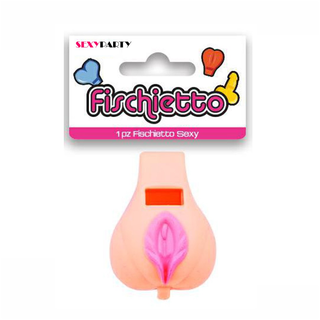 FISCHIETTO SEXY A FORMA DI VAGINA GADGET SCHERZOSO