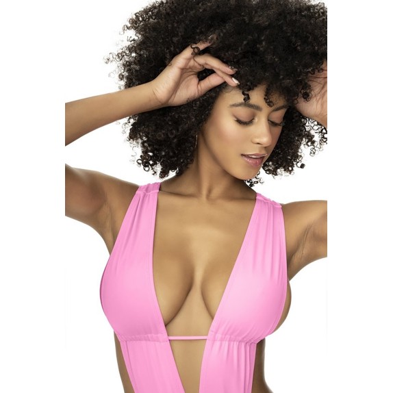 MONOKINI COSTUME MARE ROSA FLUO SEXY PER DONNA STILE BODY