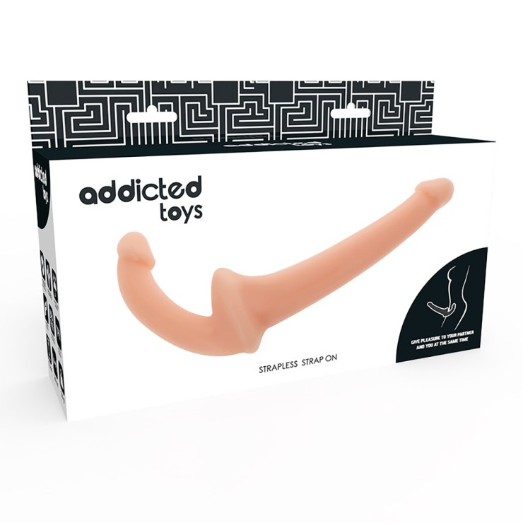 STRAP-ON DOPPIO PER DONNA SEX TOY IN SILICONE