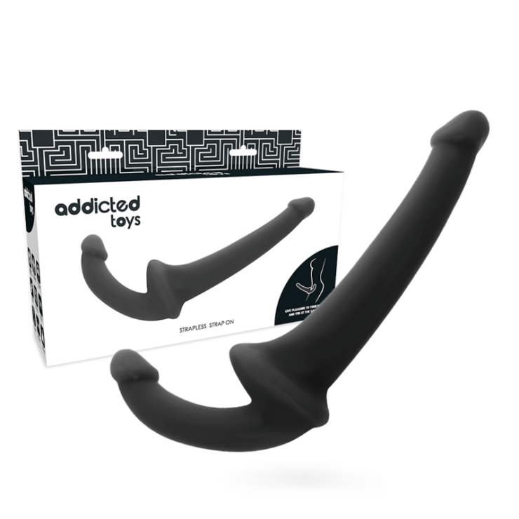 STRAP-ON DOPPIO PER DONNA SEX TOY IN SILICONE 2