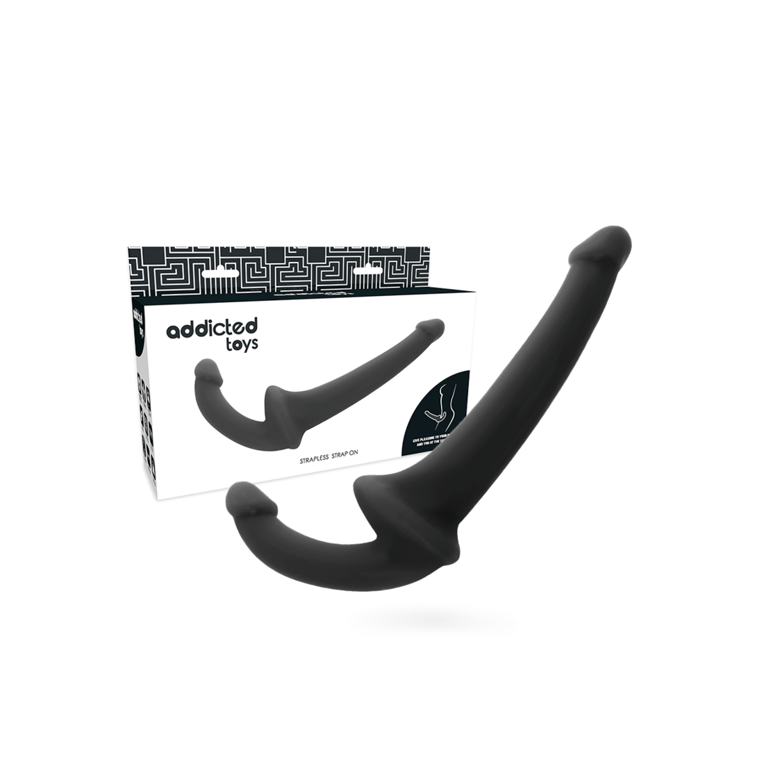 STRAP-ON DOPPIO PER DONNA SEX TOY IN SILICONE