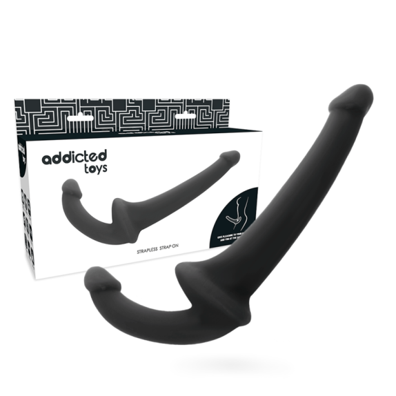 STRAP-ON DOPPIO PER DONNA SEX TOY IN SILICONE
