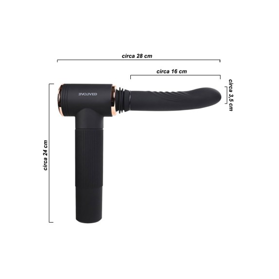 MINI SEX MACHINE CON VENTOSA SEX TOY CON MOVIMENTO A SPINTA E VIBRAZIONE