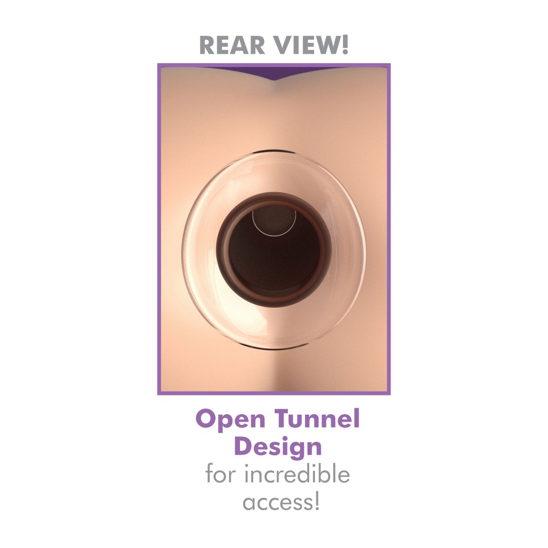 TUNNEL ANALE IN VETRO SEX TOY GAPER VARIE MISURE