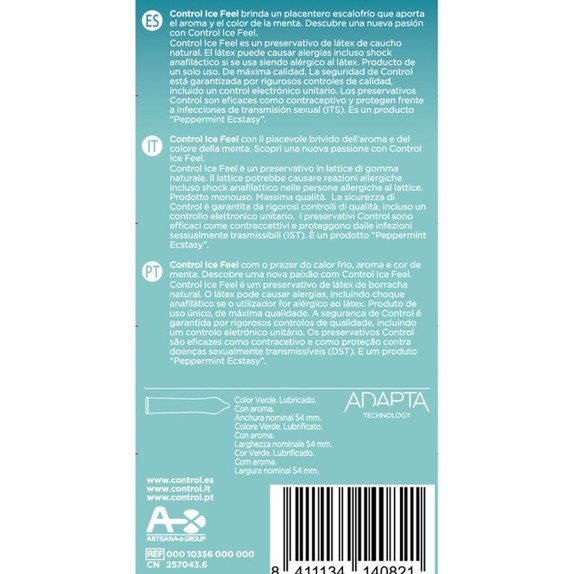 PROFILATTICI CONTROL EFFETTO RINFRESCANTE ICE FEEL