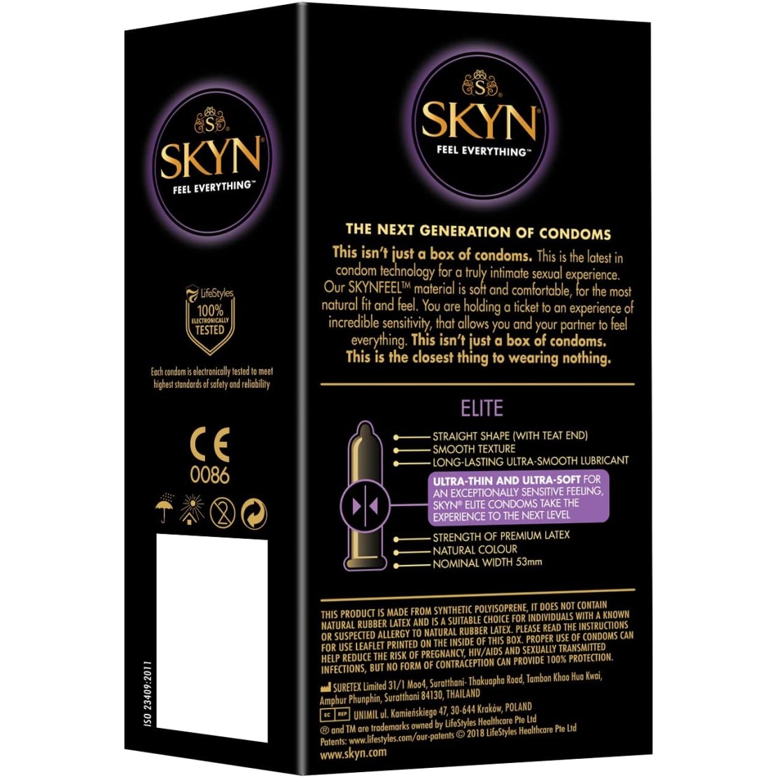 PROFILATTICI ULTRA SOTTILI SENZA LATTICIE SKIN...