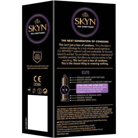 PROFILATTICI ULTRA SOTTILI SENZA LATTICIE SKIN ELITE
