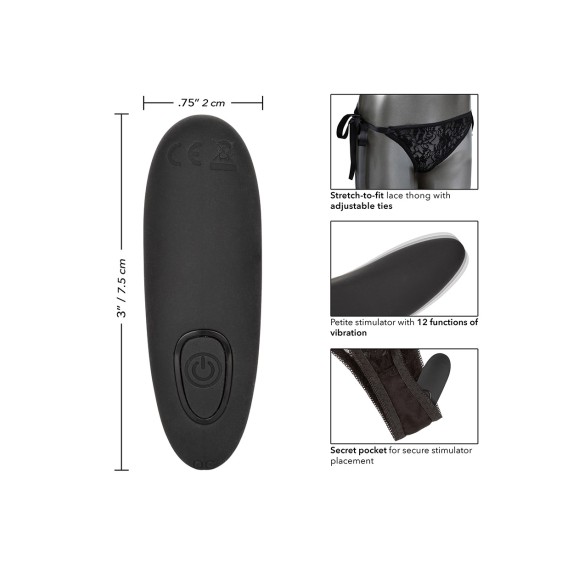 VIBRATORE CLITORIDEO CON TELECOMANDO SEX TOY LACE THONG SET