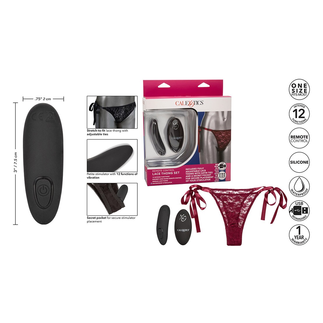 VIBRATORE CLITORIDEO CON TELECOMANDO SEX TOY...