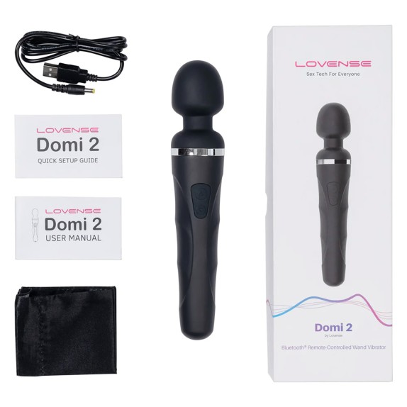 STIMOLATORE CLITORIDE - WAND CON APPLICAZIONE SEX TOY DOMI 2 LOVENSE