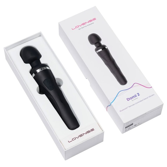 STIMOLATORE CLITORIDE - WAND CON APPLICAZIONE SEX TOY DOMI 2 LOVENSE