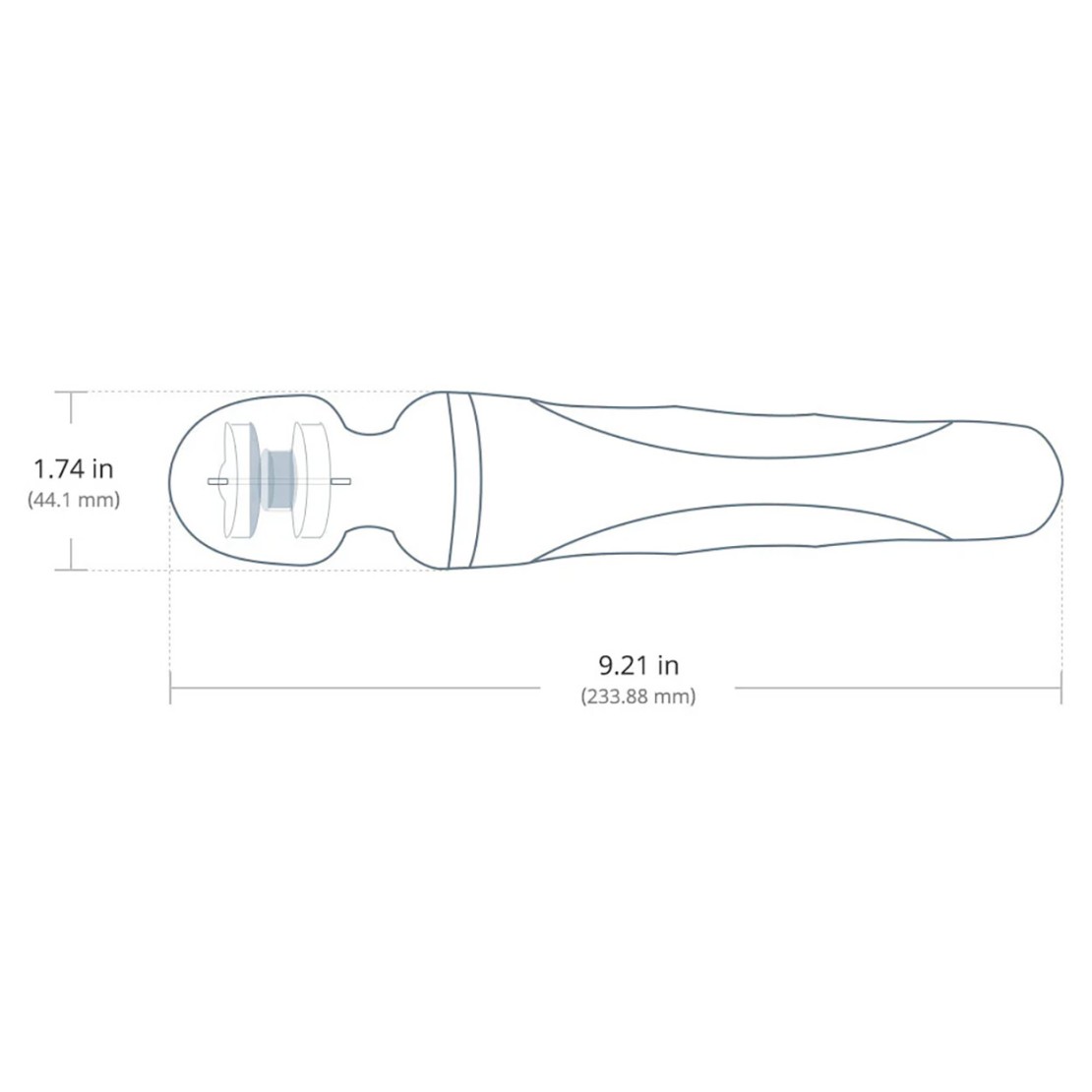 STIMOLATORE CLITORIDE - WAND CON APPLICAZIONE...