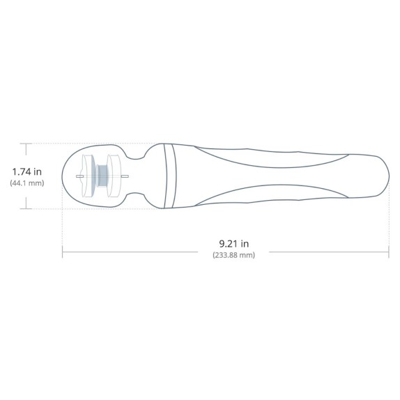 STIMOLATORE CLITORIDE - WAND CON APPLICAZIONE SEX TOY DOMI 2 LOVENSE