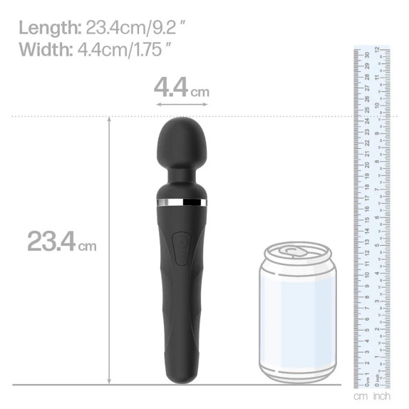 STIMOLATORE CLITORIDE - WAND CON APPLICAZIONE SEX TOY DOMI 2 LOVENSE
