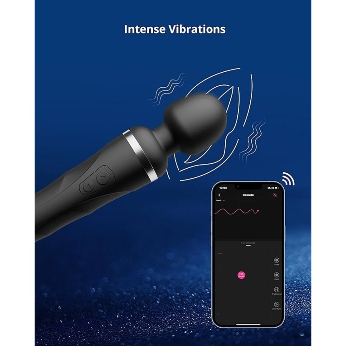 STIMOLATORE CLITORIDE - WAND CON APPLICAZIONE...