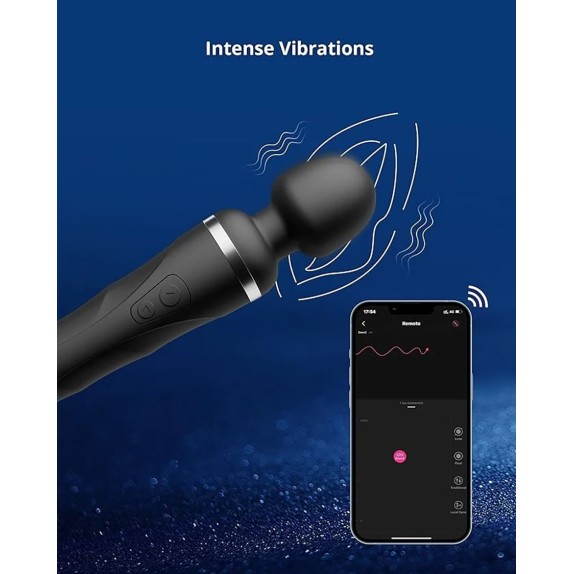 STIMOLATORE CLITORIDE - WAND CON APPLICAZIONE SEX TOY DOMI 2 LOVENSE