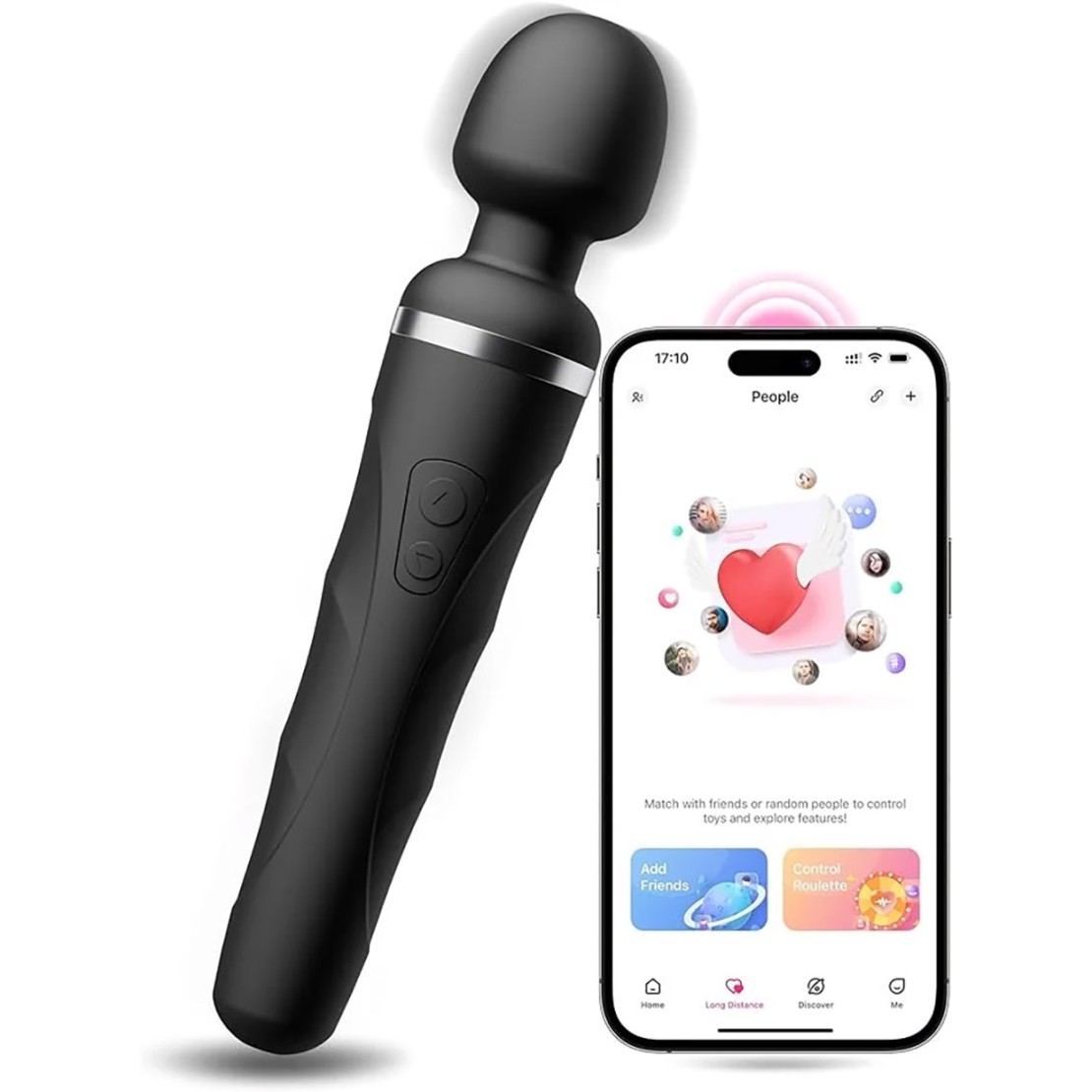 STIMOLATORE CLITORIDE - WAND CON APPLICAZIONE...
