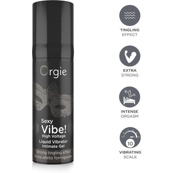 GEL ECCITANTE EFFETTO VIBRANTE FORTE SEXY VIBE! HIGH VOLTAGE