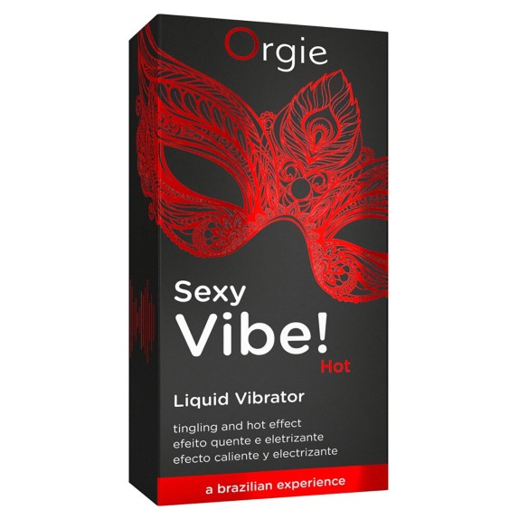 GEL ECCITANTE EFFETTO VIBRANTE E RISCALDANTE SEXY VIBE! HOT ORGIE