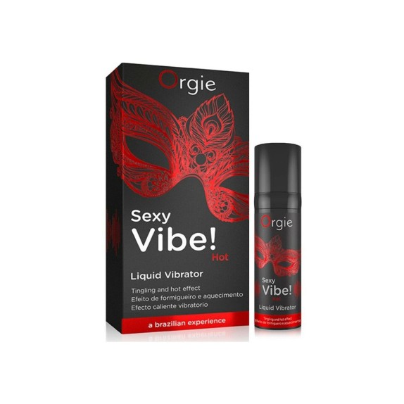 GEL ECCITANTE EFFETTO VIBRANTE E RISCALDANTE SEXY VIBE! HOT ORGIE
