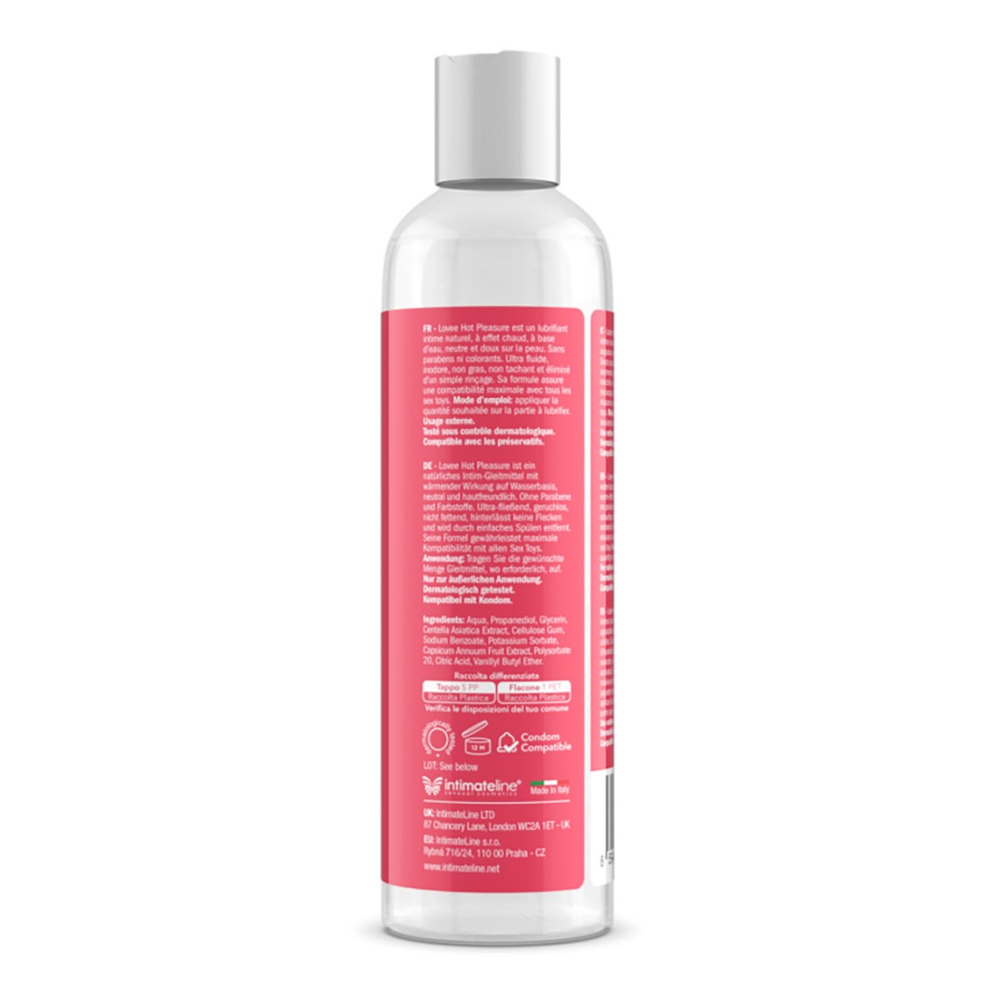LUBRIFICANTE INTIMO EFFETTO CALDO 150 ml LOVEE...