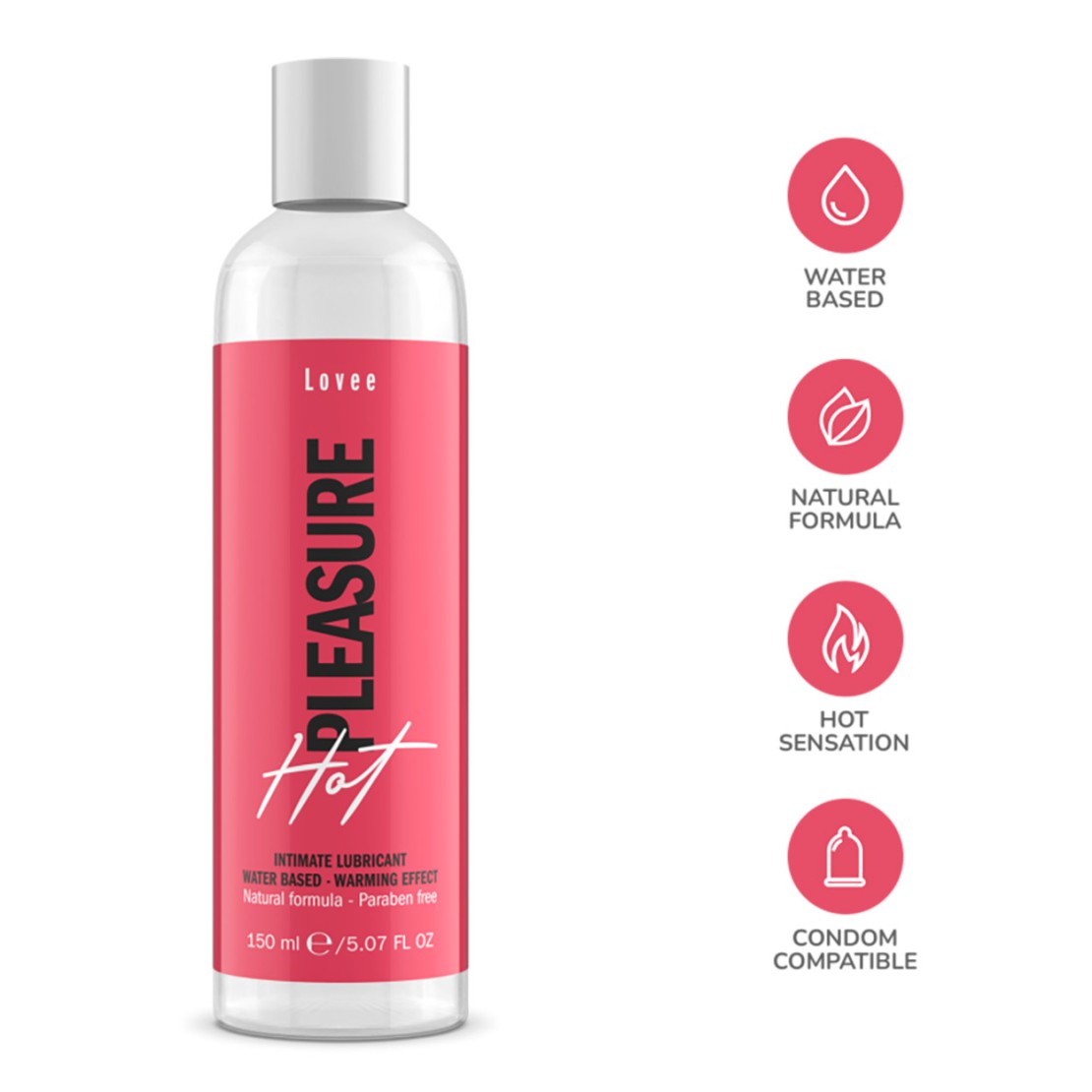 LUBRIFICANTE INTIMO EFFETTO CALDO 150 ml LOVEE...