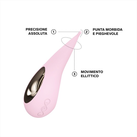 VIBRATORE CLITORIDEO LELO DOT CON PUNTA PIEGHEVOLE E PRECISA