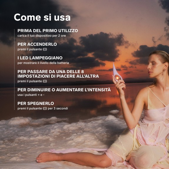 VIBRATORE CLITORIDEO LELO DOT CON PUNTA PIEGHEVOLE E PRECISA