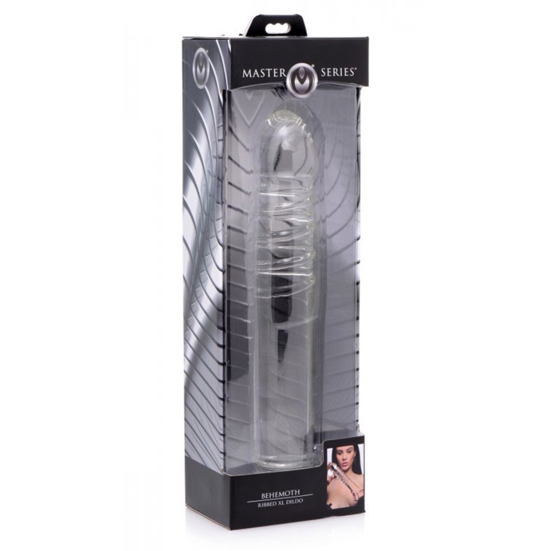 DILDO IN VETRO CON RILIEVI A SPIRALE SEX TOY...