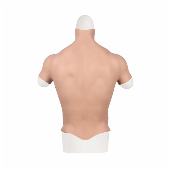 copy of MEZZO BUSTO INDOSSABILE ULTRA REALISTICO DI UOMO XX-DREAMSTOYS MUSCLE SUIT