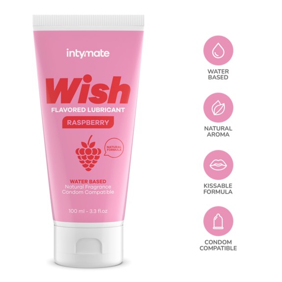 LUBRIFICANTE VAGINALE AL LAMPONE BIOLOGICO A BASE D'ACQUA WISH 100ML